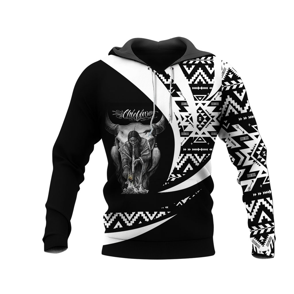 Powwow StoreHD0011953 Pattern Native Pride 3D Hoodie