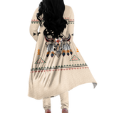 Powwow Storegb nat00082 tribe design native american cardigan coat long pant set