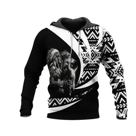 Powwow StoreHD0011954 Pattern Native Pride 3D Hoodie