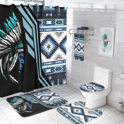 BS-000158 Pattern Native American Bathroom Set