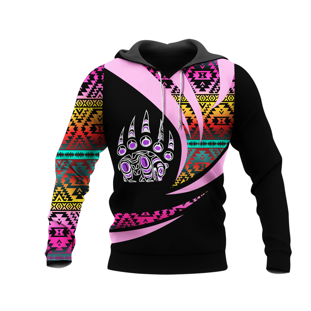 Powwow StoreHD0011957 Pattern Native Pride 3D Hoodie