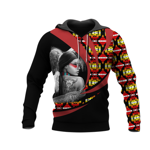 Powwow StoreHD0011960 Pattern Native Pride 3D Hoodie