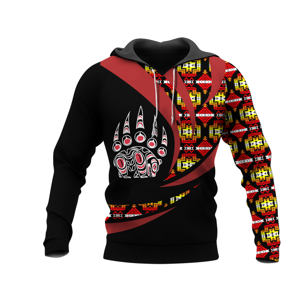 Powwow StoreHD0011962 Pattern Native Pride 3D Hoodie