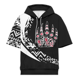 Powwow StoreHD0012363 Pattern Native Pride 3D Short  Hoodie