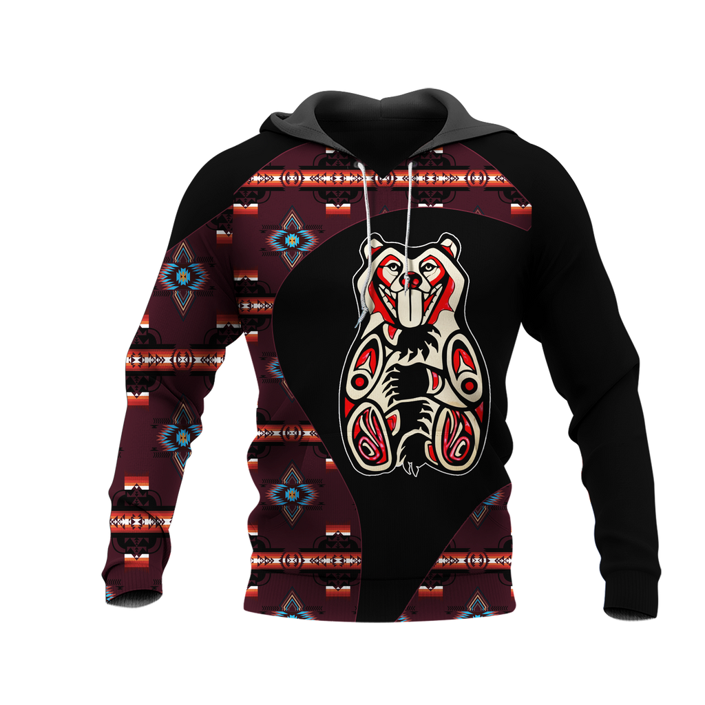 Powwow StoreHD0012473 Pattern Native Pride 3D Hoodie