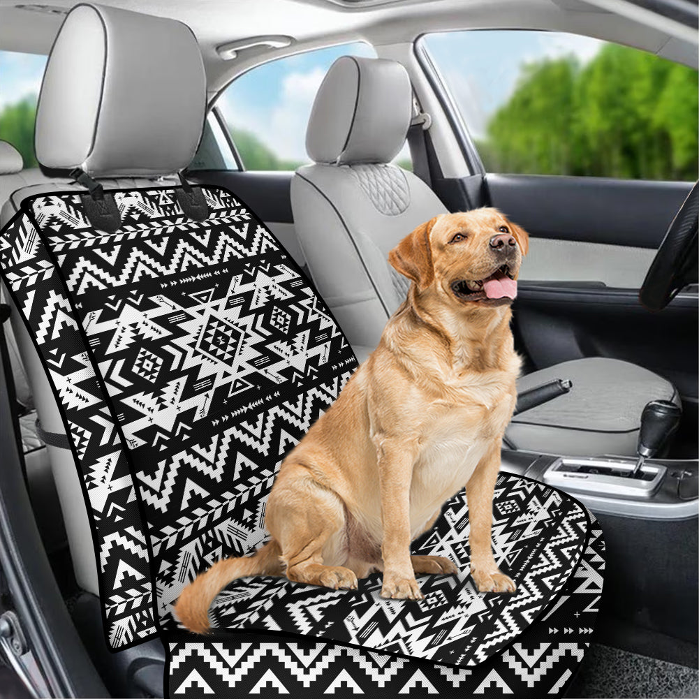 Powwow StoreGBNAT00441  Pattern Tribal Native Waterproof Car Front Seat Cover for Pet