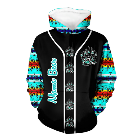 Powwow StoreHD0011922 Pattern Native Pride 3D Hoodie