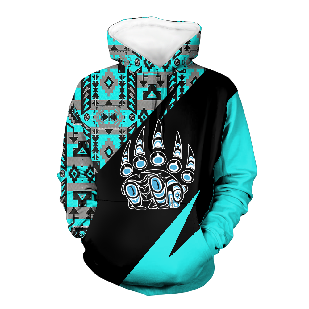 Powwow StoreHD0012136 Pattern Native Pride 3D Hoodie