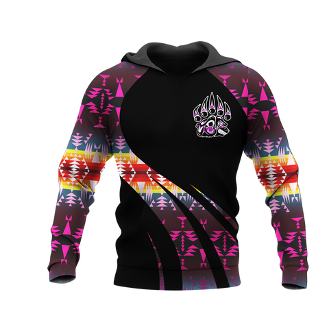 Powwow StoreHD0011696 Pattern Native Pride 3D Hoodie