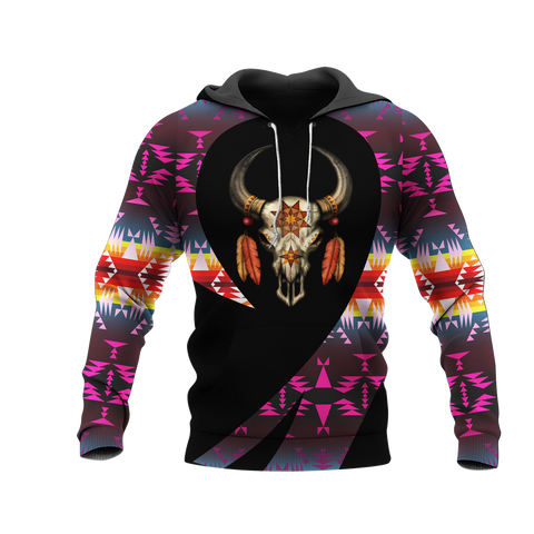 Powwow StoreHD0011620 Pattern Native Pride 3D Hoodie