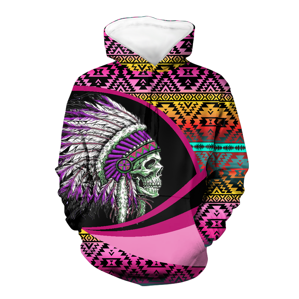 Powwow StoreHD0011347  Pattern Native Pride 3D Hoodie