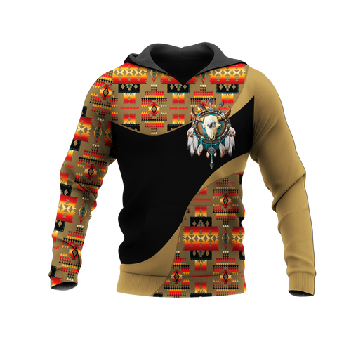 Powwow StoreHD0011995 Pattern Native Pride 3D Hoodie