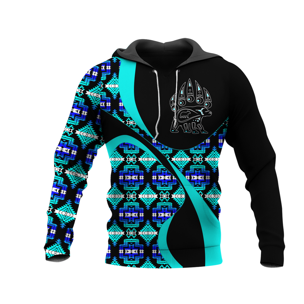 Powwow StoreHD0011476 Pattern Native Pride 3D Hoodie