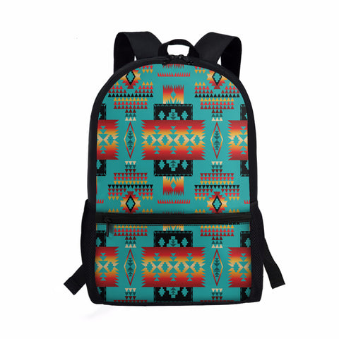 Powwow StoreGBNAT0004601 Pattern Native American Backpack