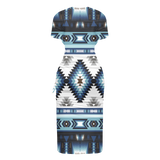 Powwow Storegb nat00528 pattern native womens slit sheath dress