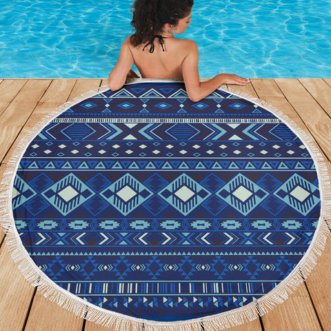 Powwow StoreGBNAT00407  Native American Design Beach Blanket