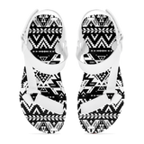 GB-NAT00441 Pattern Native American Open Toes Sandals