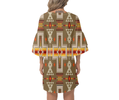 Powwow Storegb nat00062 10 native design print womens v neck dresss