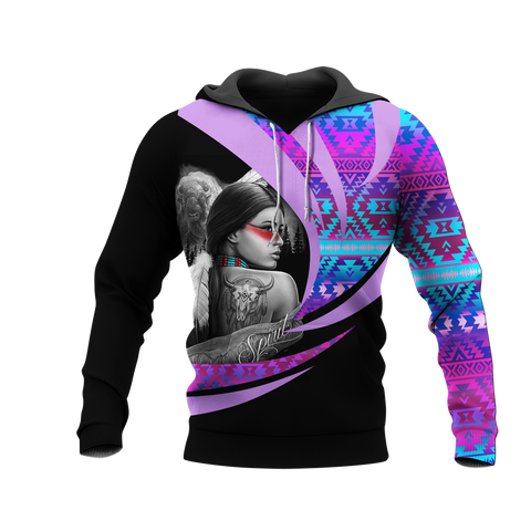 Powwow StoreHD0011965 Pattern Native Pride 3D Hoodie