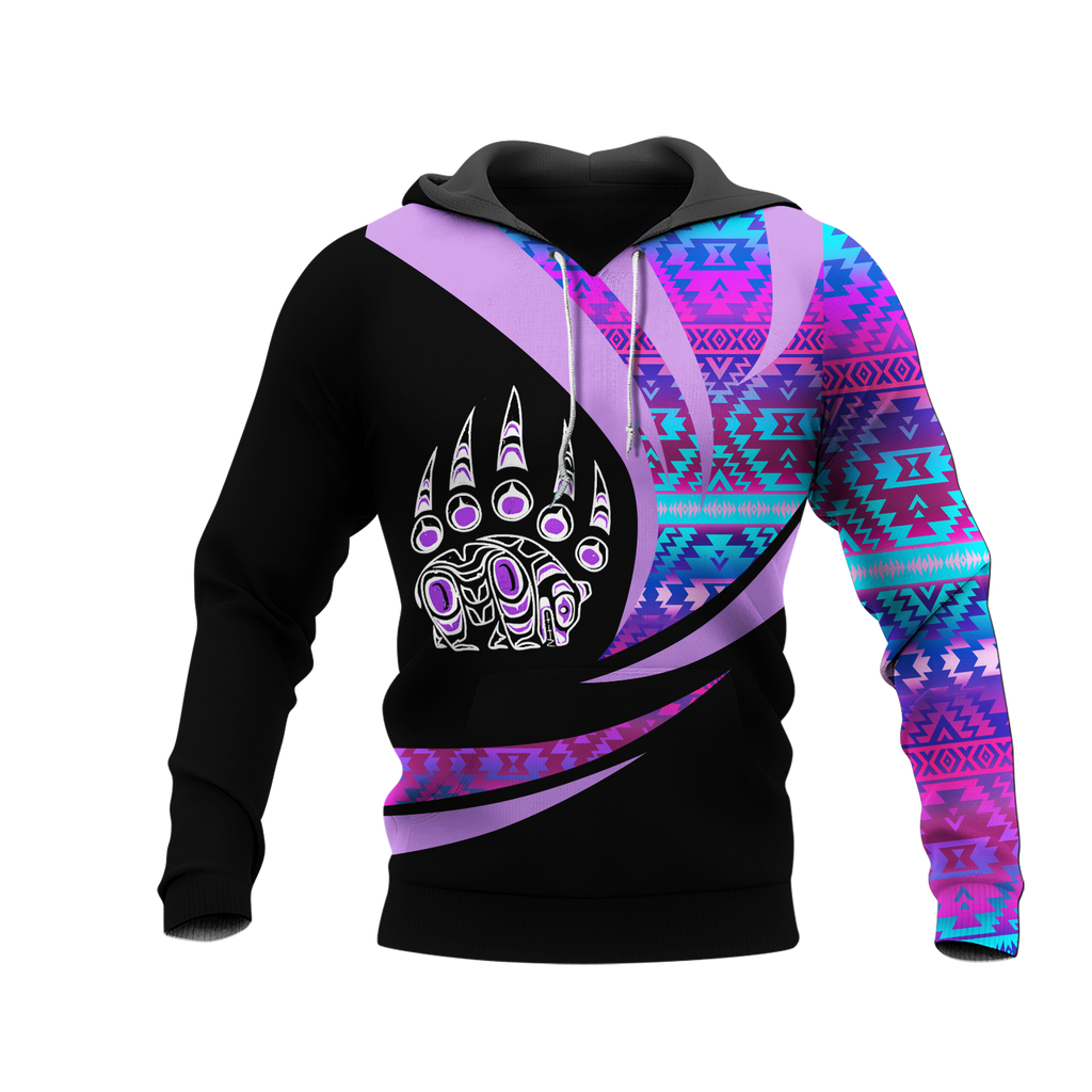 Powwow StoreHD0011966 Pattern Native Pride 3D Hoodie