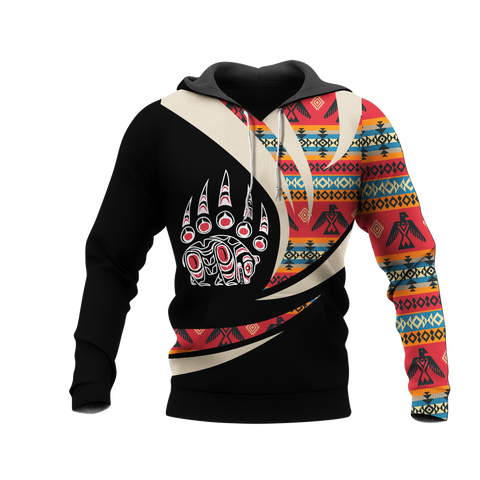 Powwow StoreHD0011967 Pattern Native Pride 3D Hoodie