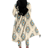 CLP00022 Tribe Design Native American Cardigan Coat Long Pant Set