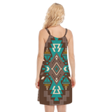 Powwow Storegb nat00538 01 native design womens o neck cami dress