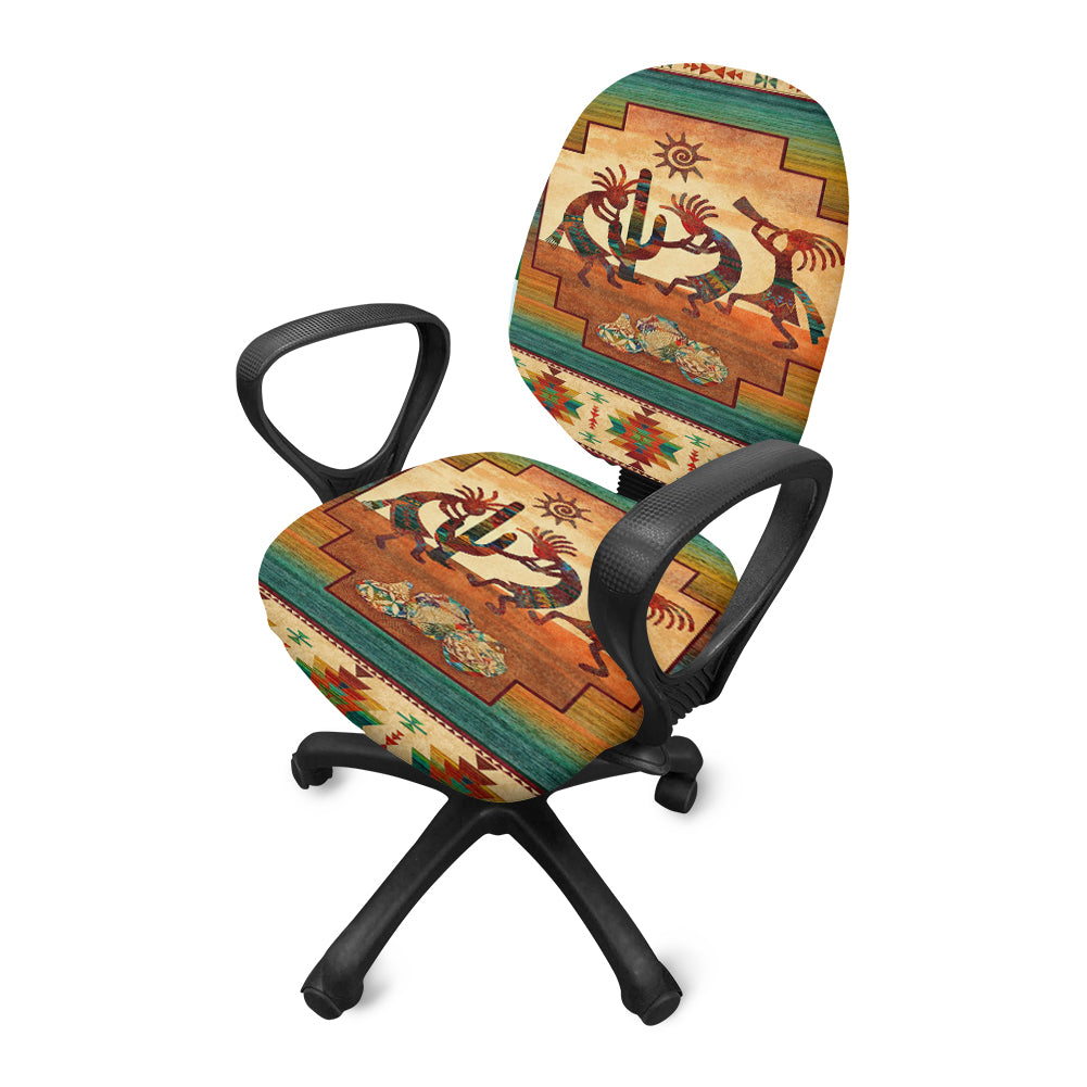 Powwow StoreGBNAT00054 Design Native American Office Chair Cover