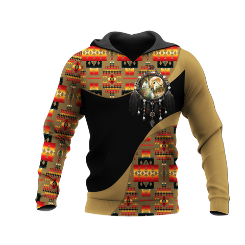 Powwow StoreHD0011996 Pattern Native Pride 3D Hoodie