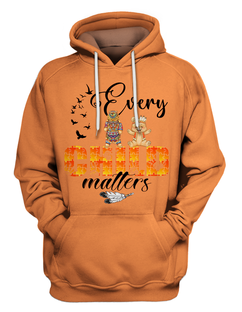 Powwow StoreHD000611 Orange Day Shirt,Every Child Matters TShirt  2D Hoodie