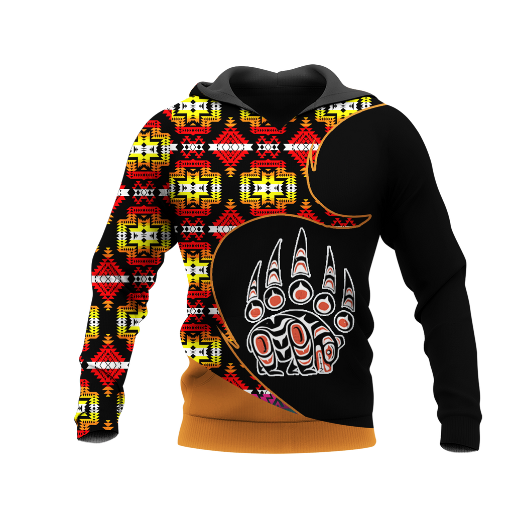 Powwow StoreHD0011209 Pattern Native Pride 3D Hoodie