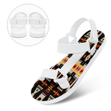 GB-NAT00062-01 Pattern Native American Open Toes Sandals