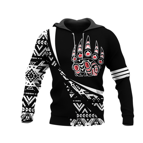 Powwow StoreHD0012048 Pattern Native Pride 3D Hoodie