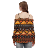 GB-NAT00644 Pattern Native Women’s Women's V-neck Cami Blouse