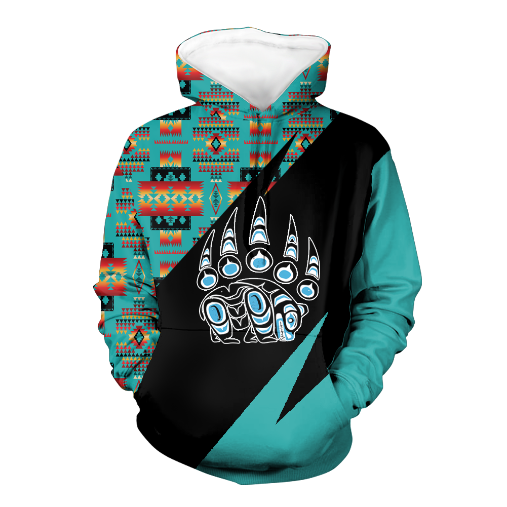 Powwow StoreHD0012137 Pattern Native Pride 3D Hoodie