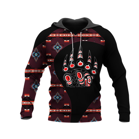 Powwow StoreHD0012474 Pattern Native Pride 3D Hoodie