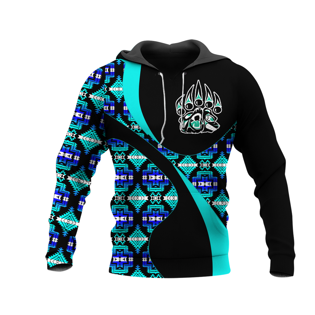 Powwow StoreHD0011477 Pattern Native Pride 3D Hoodie