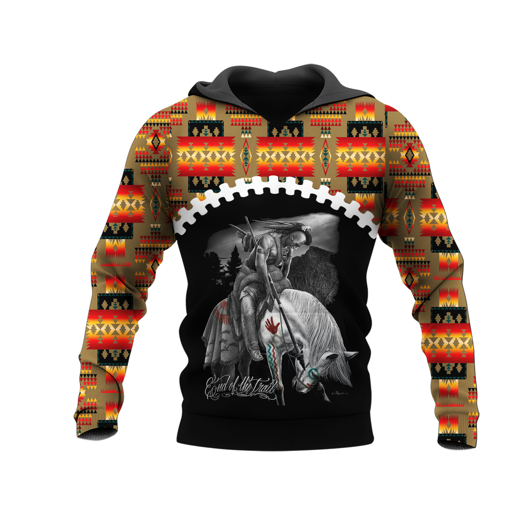 Powwow StoreHD0012284 Pattern Native Pride 3D Hoodie