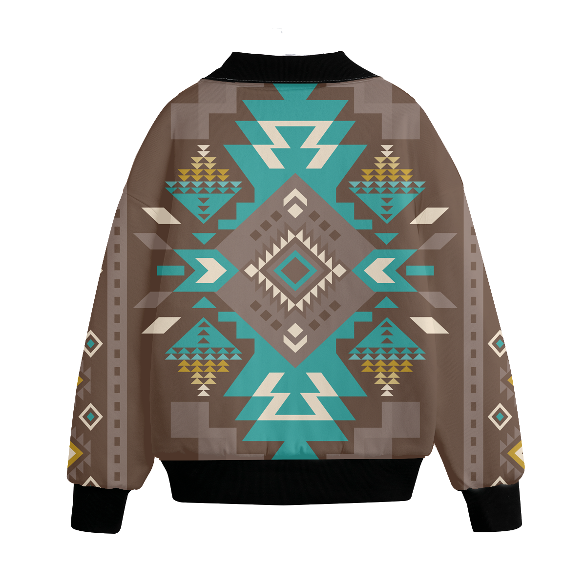 Powwow Storegb nat00538 01 pattern native american unisex knitted fleece lapel outwear