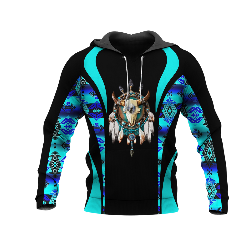 Powwow StoreHD0011546 Pattern Native Pride 3D Hoodie