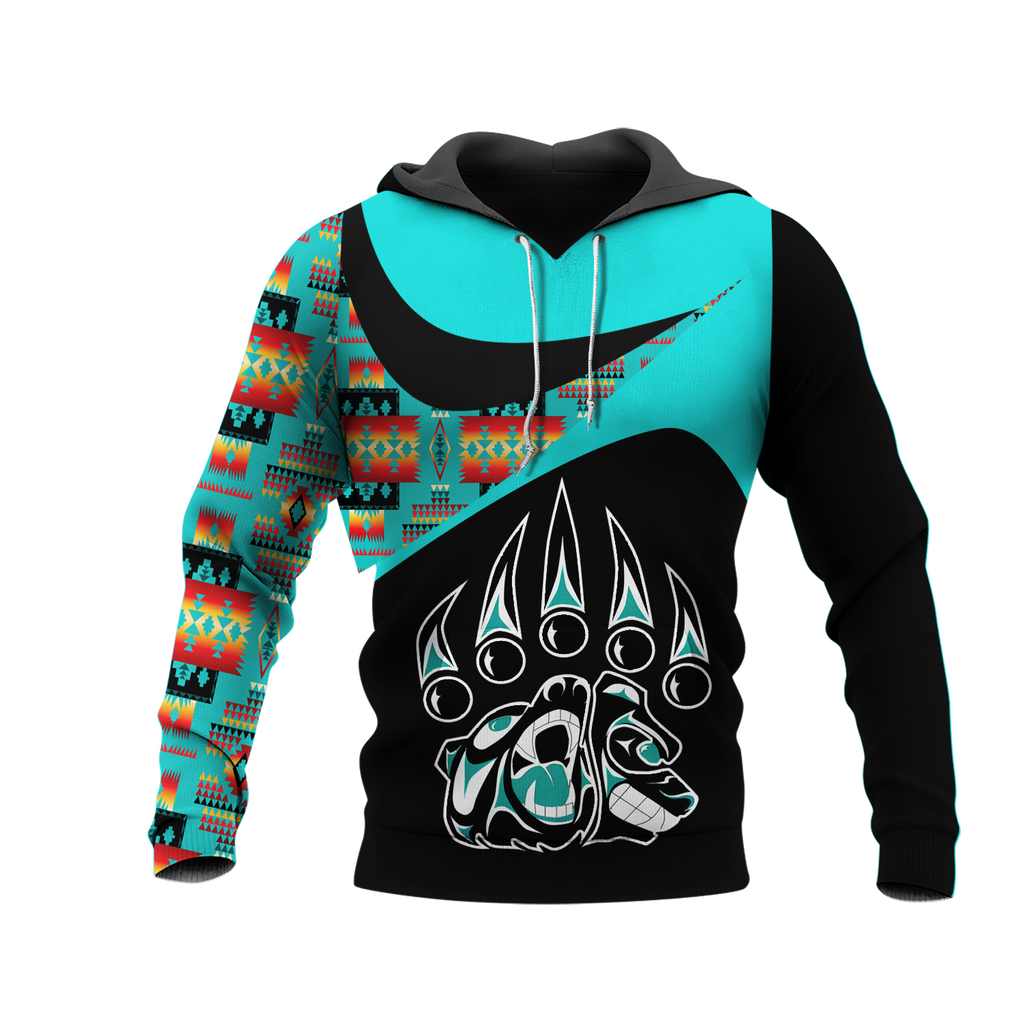 Powwow StoreHD0011414 Pattern Native Pride 3D Hoodie