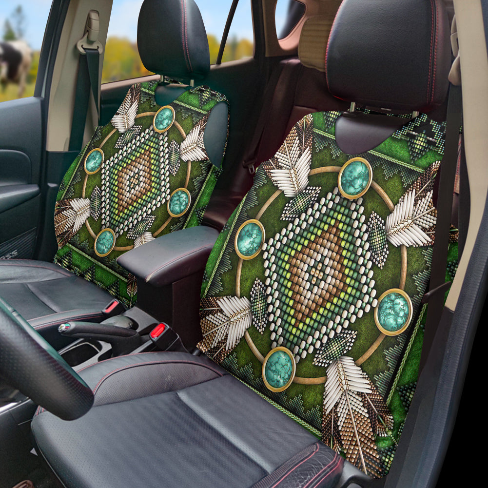GB-NAT00023 Pattern Native Vest Style Car Seat Cover
