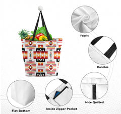 GB-NAT00075  Pattern Tribe Canvas Shopping Bag