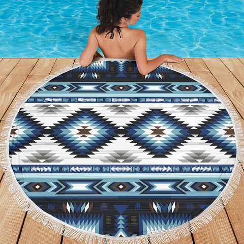 Powwow StoreGBNAT00528  Native American Design Beach Blanket