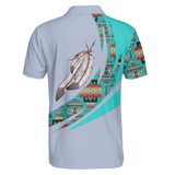 POLO0040 Native American  Polo T-Shirt 3D