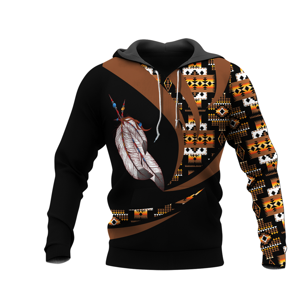 Powwow StoreHD0011973 Pattern Native Pride 3D Hoodie