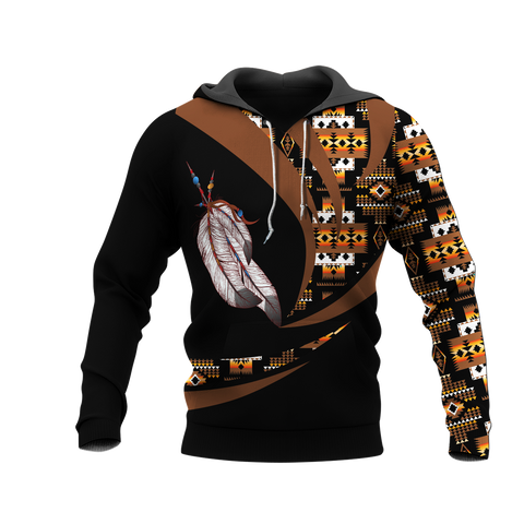 Powwow StoreHD0011973 Pattern Native Pride 3D Hoodie