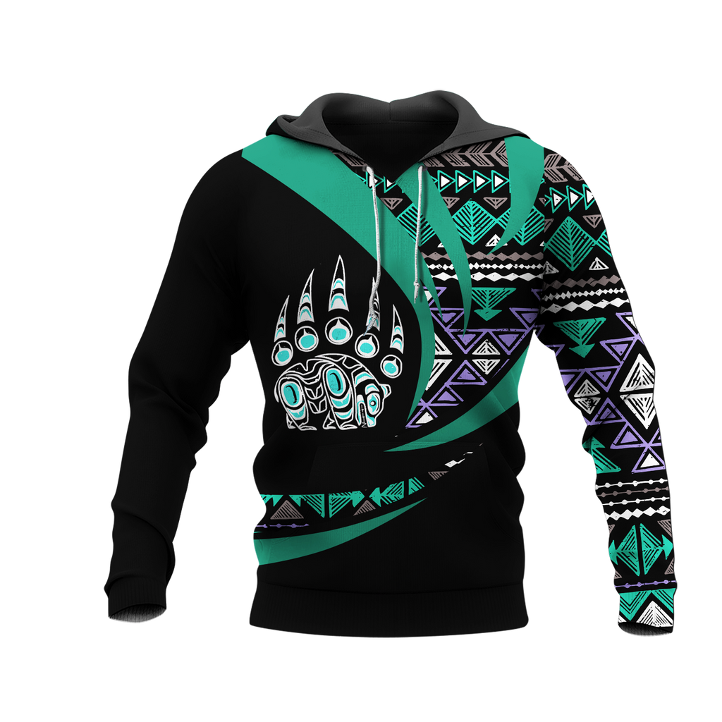 Powwow StoreHD0011976 Pattern Native Pride 3D Hoodie