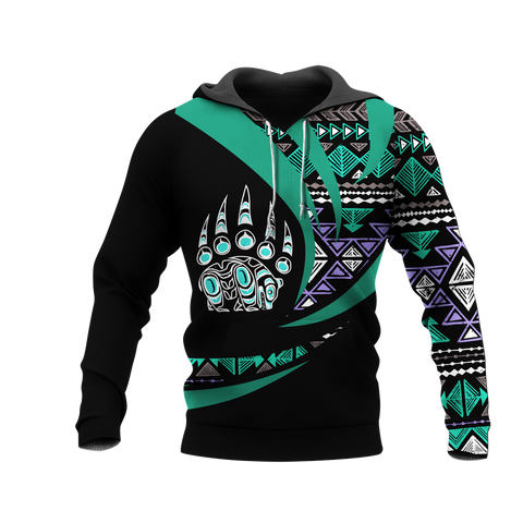 Powwow StoreHD0011976 Pattern Native Pride 3D Hoodie