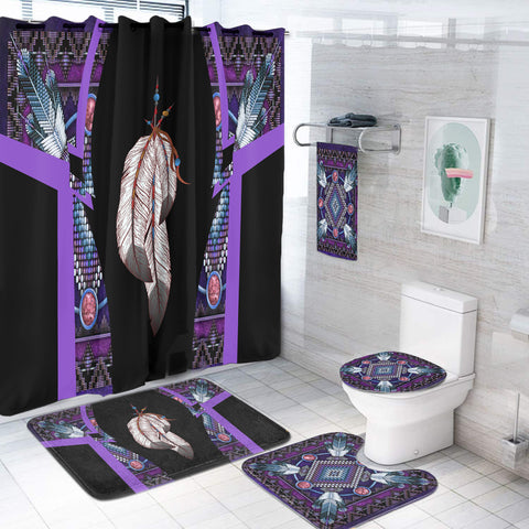 BS-000182 Pattern Native American Bathroom Set